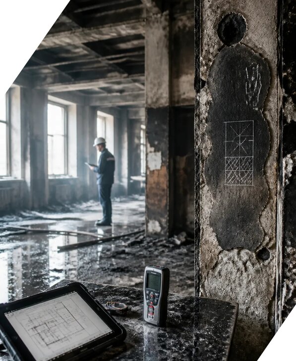 Обследование зданий после пожара в Мурманске от 15423 р. | ЭкспертизаРоссия