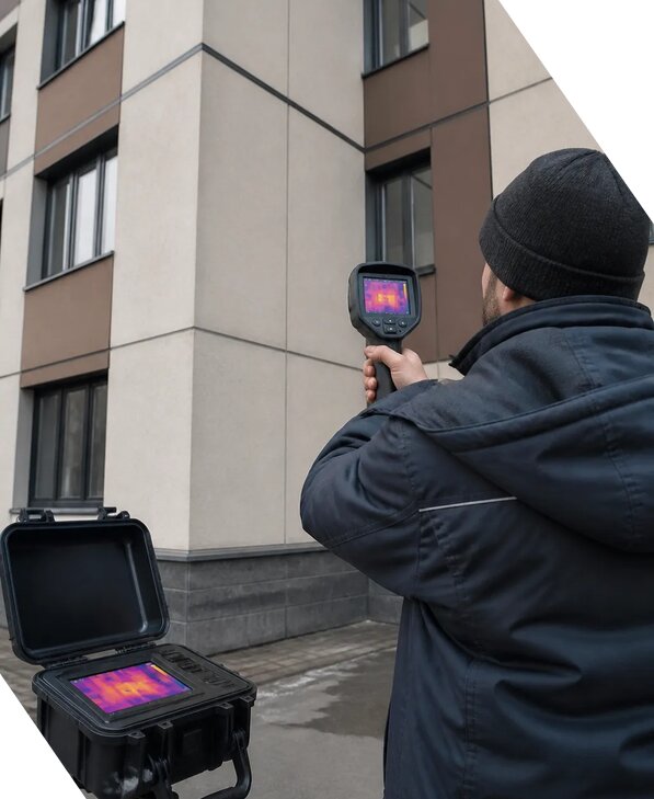 Тепловизионное обследование зданий и сооружений в Мурманске
